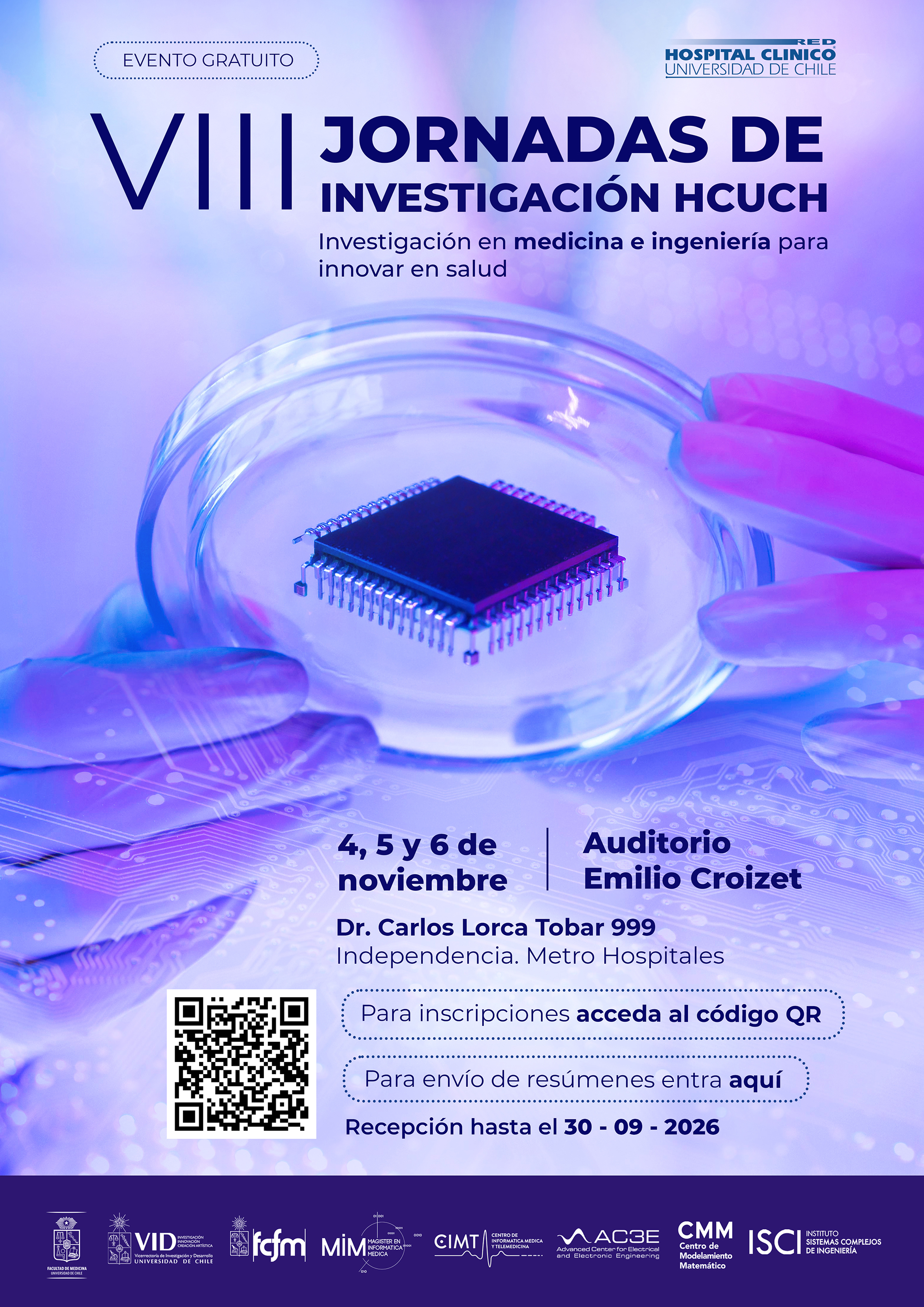 VIII Jornadas de Investigación - Hospital Clínico Universidad de Chile